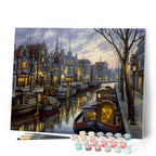 Pintura por números - Vida en el canal