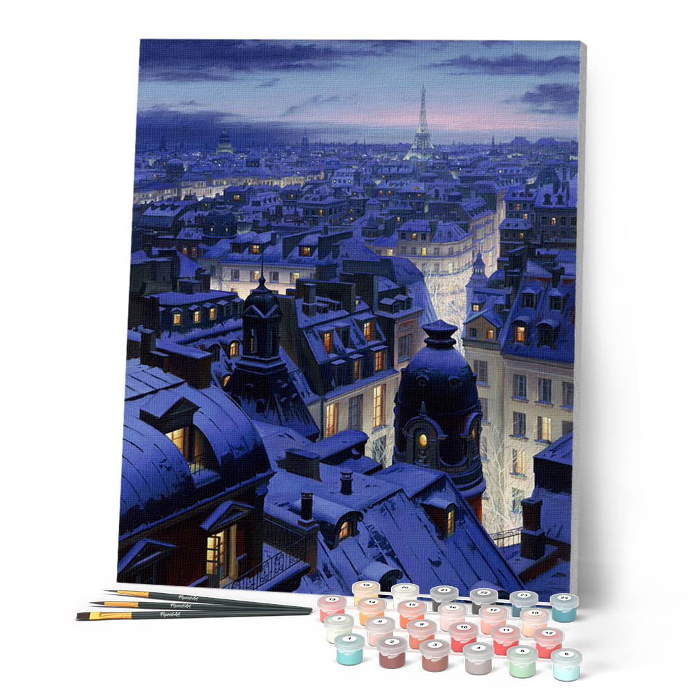 Pintura por números - Tejados de París