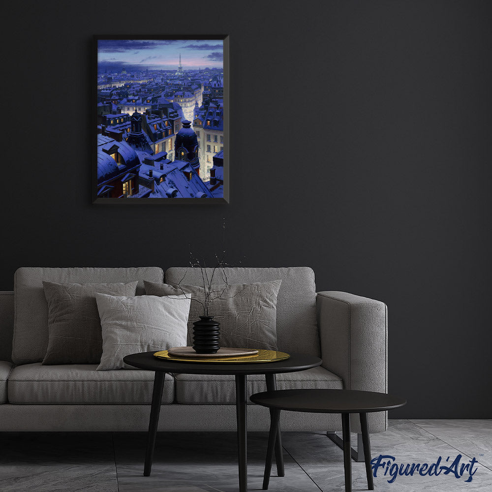 Pintura por números - Tejados de París