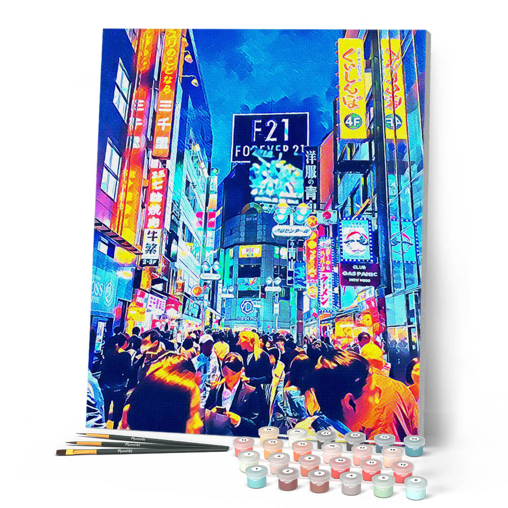 Pintura por números - Tokio Shibuya
