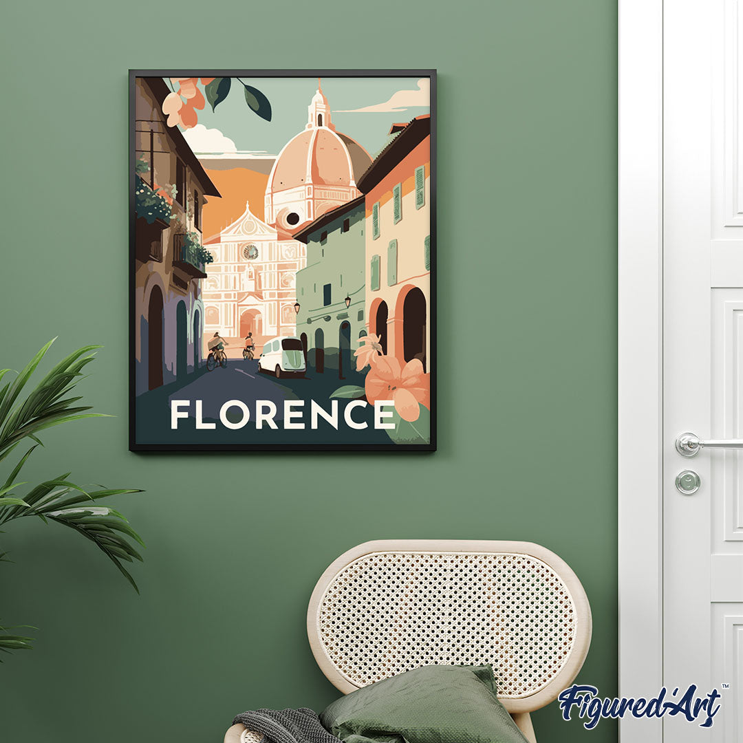 Paint by Numbers - Vintage Florence Poster