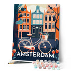 Paint By Numbers - Vintage Amsterdam Poster