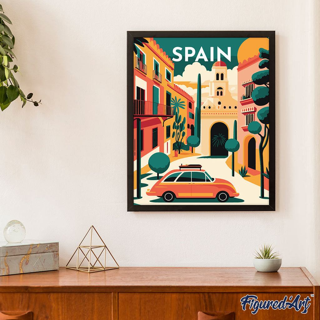 Peinture Par Numéros - Affiche Vintage Séville