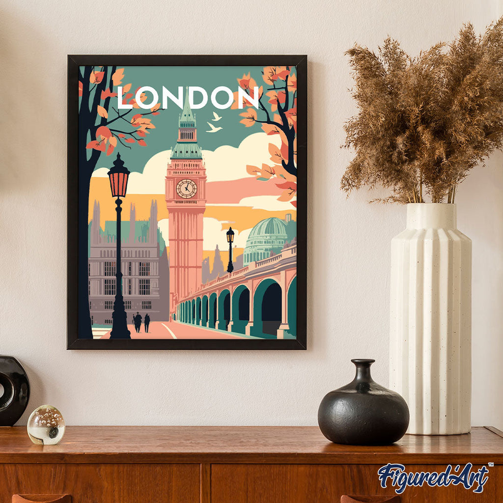 Paint By Numbers - Vintage London Poster 2