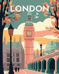 Paint By Numbers - Vintage London Poster 2