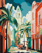 Pintura por números - Cuba Art Déco