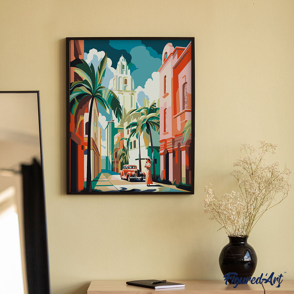 Pintura por números - Cuba Art Déco