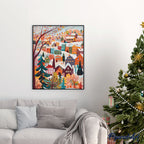 Paint by Numbers - Colourful Winter Village