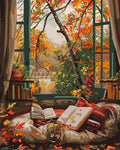 Peinture Par Numéros - Lecture Cosy En Automne