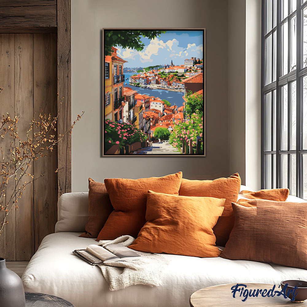 Paint by Numbers - River View in Porto