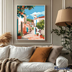 Pintura por números - Callejón mediterráneo