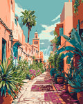 Pintura por números - Callejón marroquí