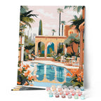 Pintura por números - Villa lujosa en Marrakech