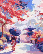 Paint By Numbers - Japanese Garden In Autumn