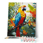 Peinture Par Numéros - Ara Tropical