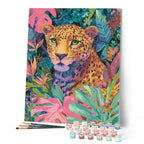 Peinture Par Numéros - Léopard Tropical