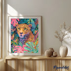 Peinture Par Numéros - Léopard Tropical