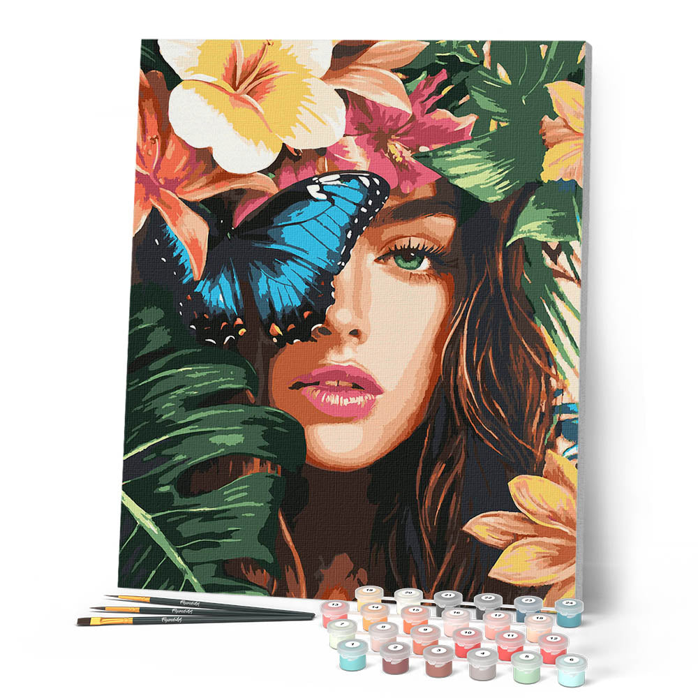 Paint By Numbers - Tropical Beauty