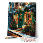 Paint By Numbers - Festive Green Door