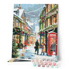 Paint By Numbers - British Christmas Street