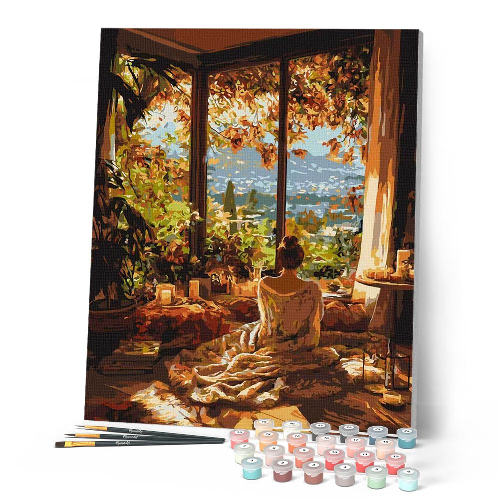Paint by Numbers - Cosy Autumn Morning