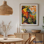 Paint By Numbers - Japanese Pagoda In Autumn