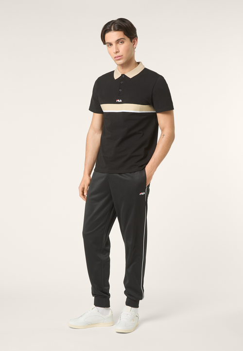 Pantalon De Survêtement Classique - Noir-Blanc Éclatant