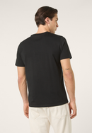 T-Shirt À Bande Heritage Classique - Noir