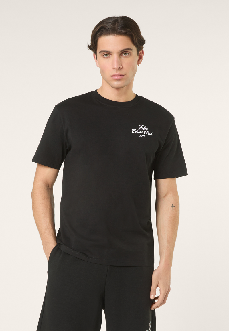 T-Shirt À Imprimé Décontracté - Noir
