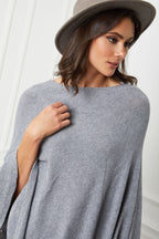 Fano Poncho - Grey