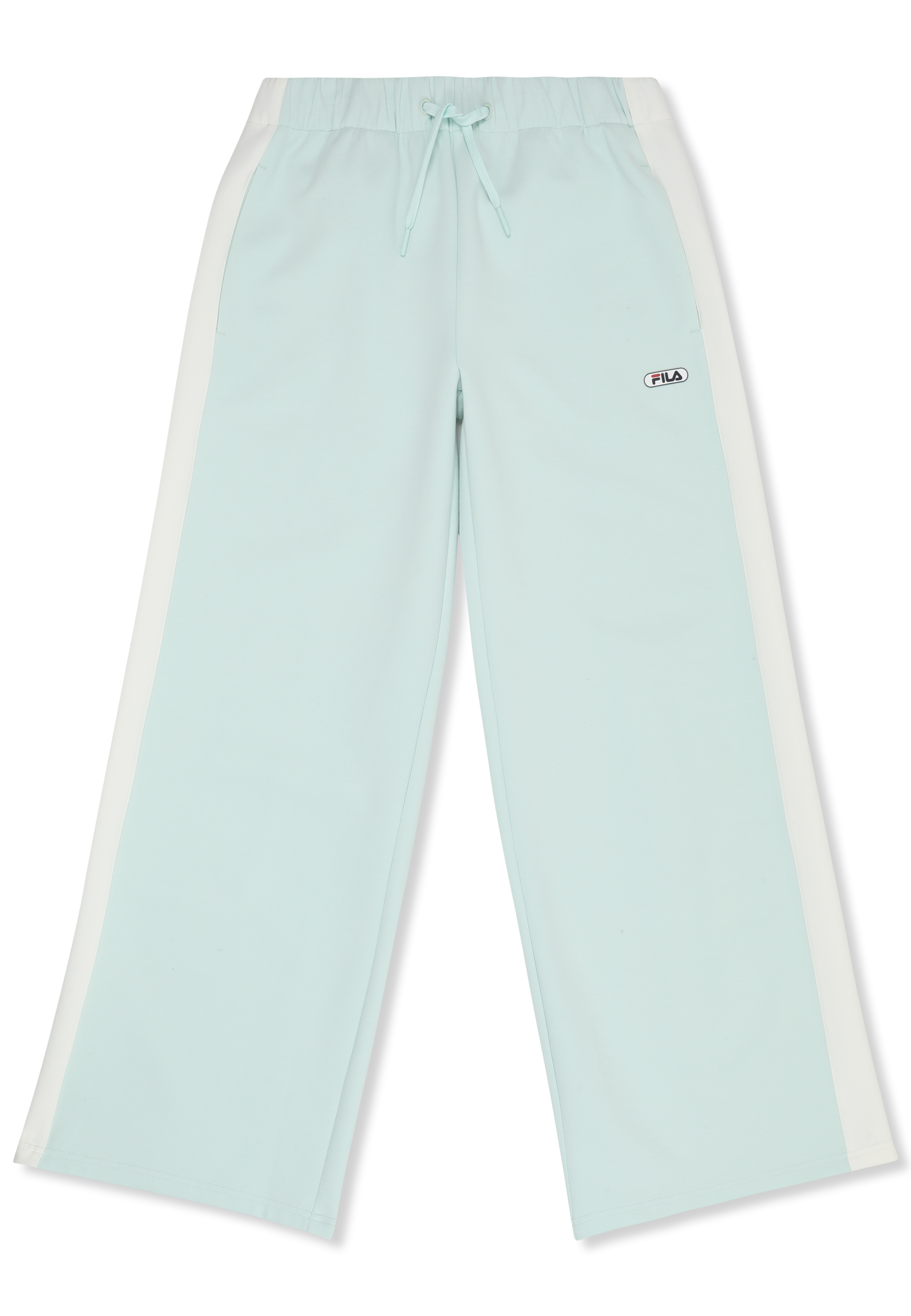 Pantalon De Survêtement Scuba Large À Panneau Contrastant - Mer Apaisante-Aigrette