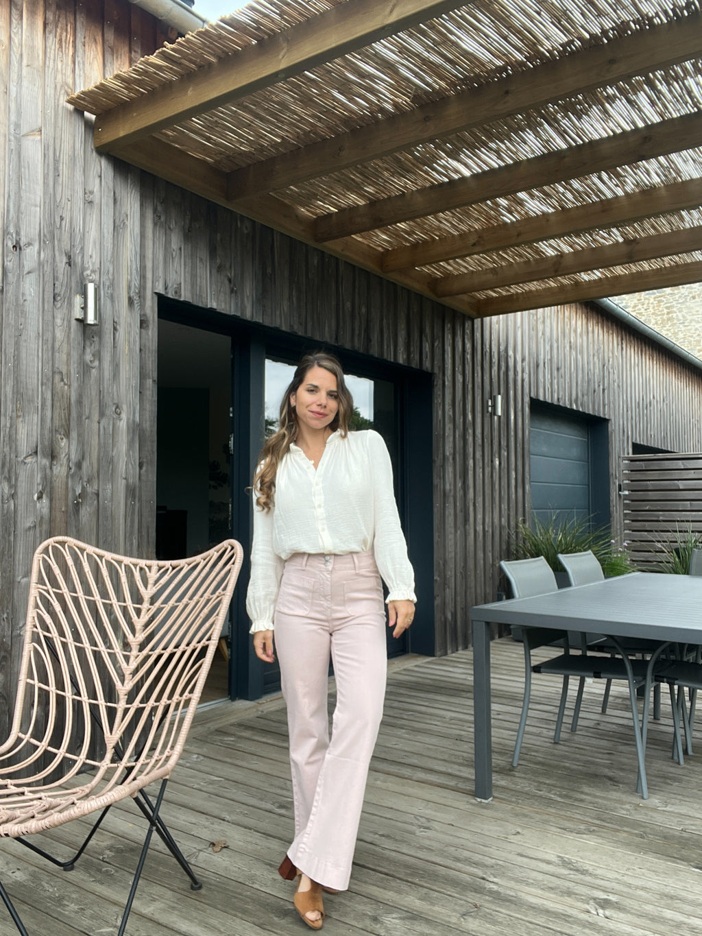 Flare Jeans Elenette Rose