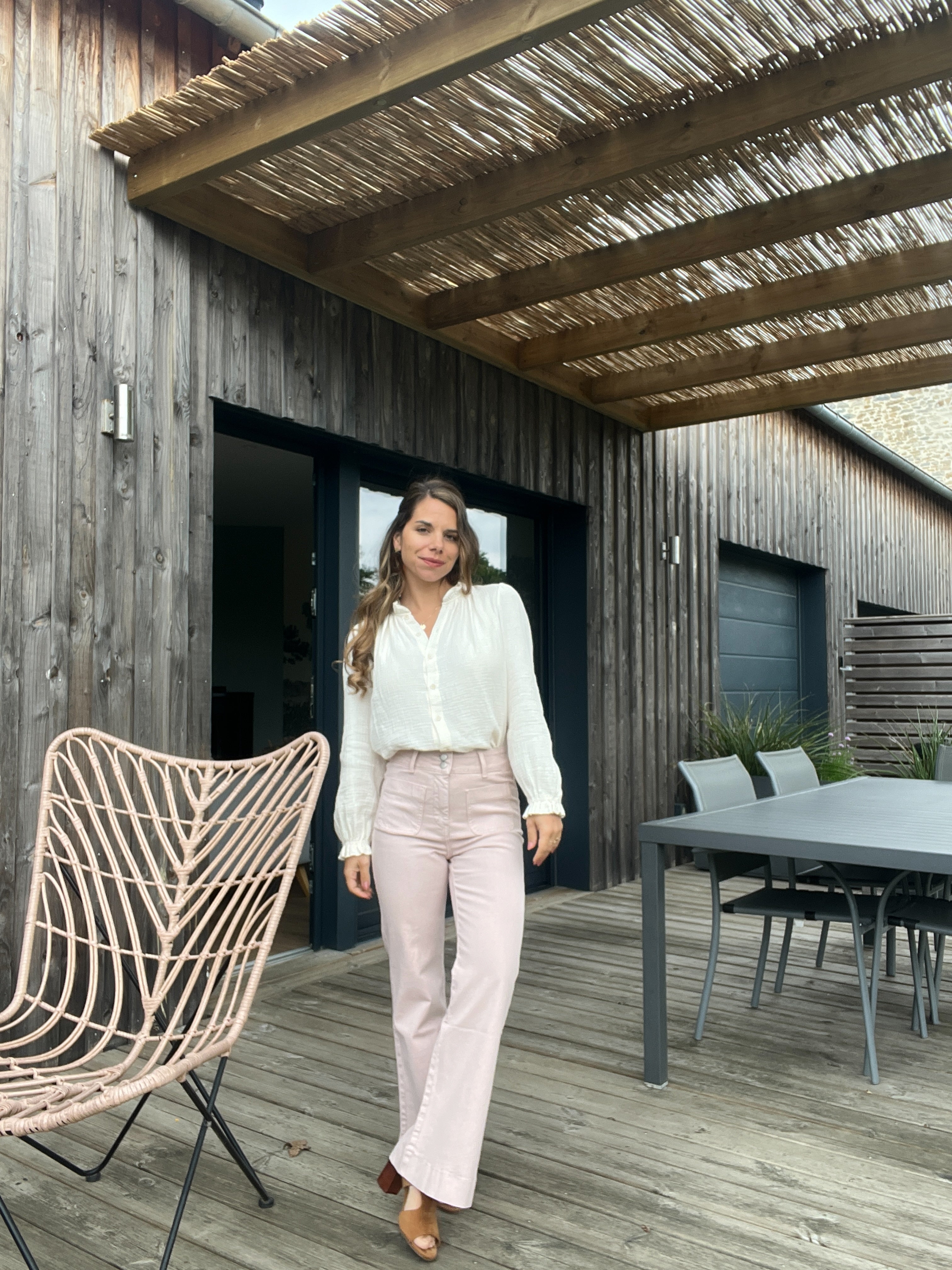 Flare Jeans Elenette Rose