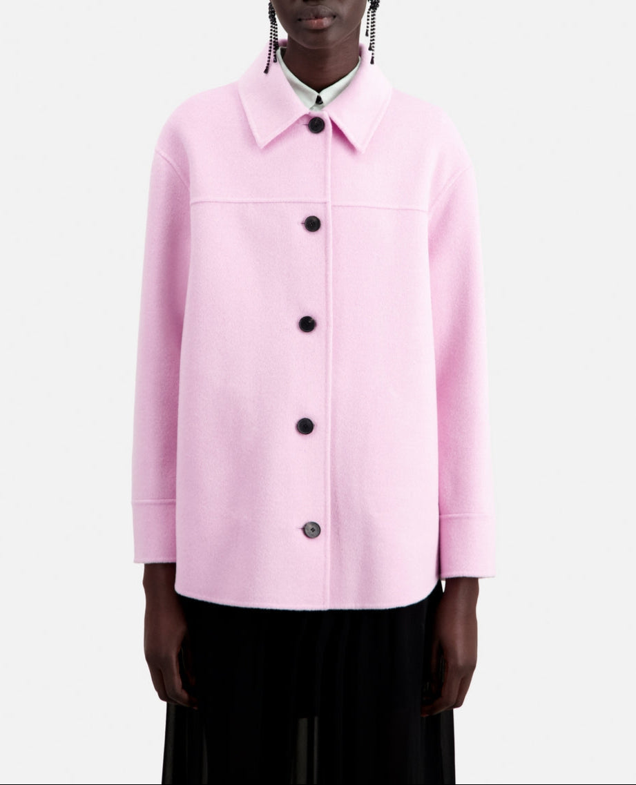 The Kooples - Veste En Laine - Rose - Femme