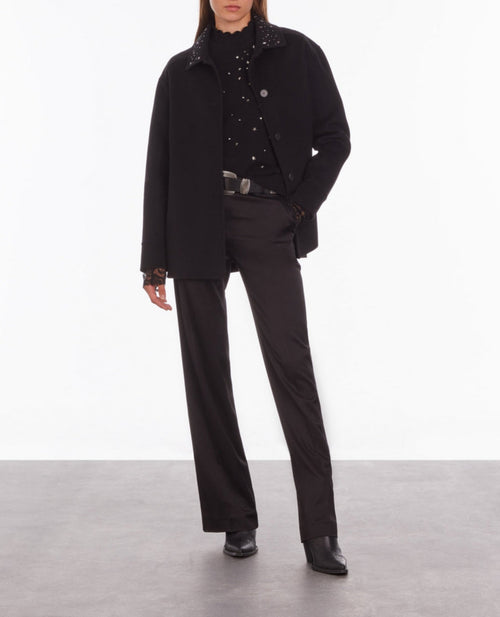 Wool Jacket - Black - Women