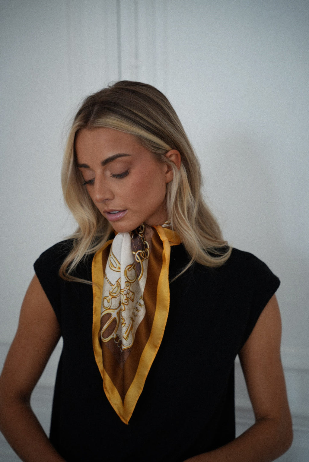 Foulard Imprimé Jimmy - Beige