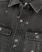 The Kooples - Camisa Oversize Con Bordado De Flores