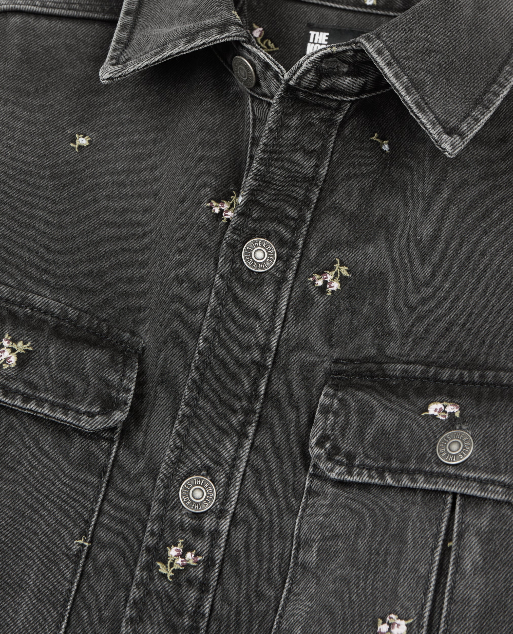 The Kooples - Camisa Oversize Con Bordado De Flores
