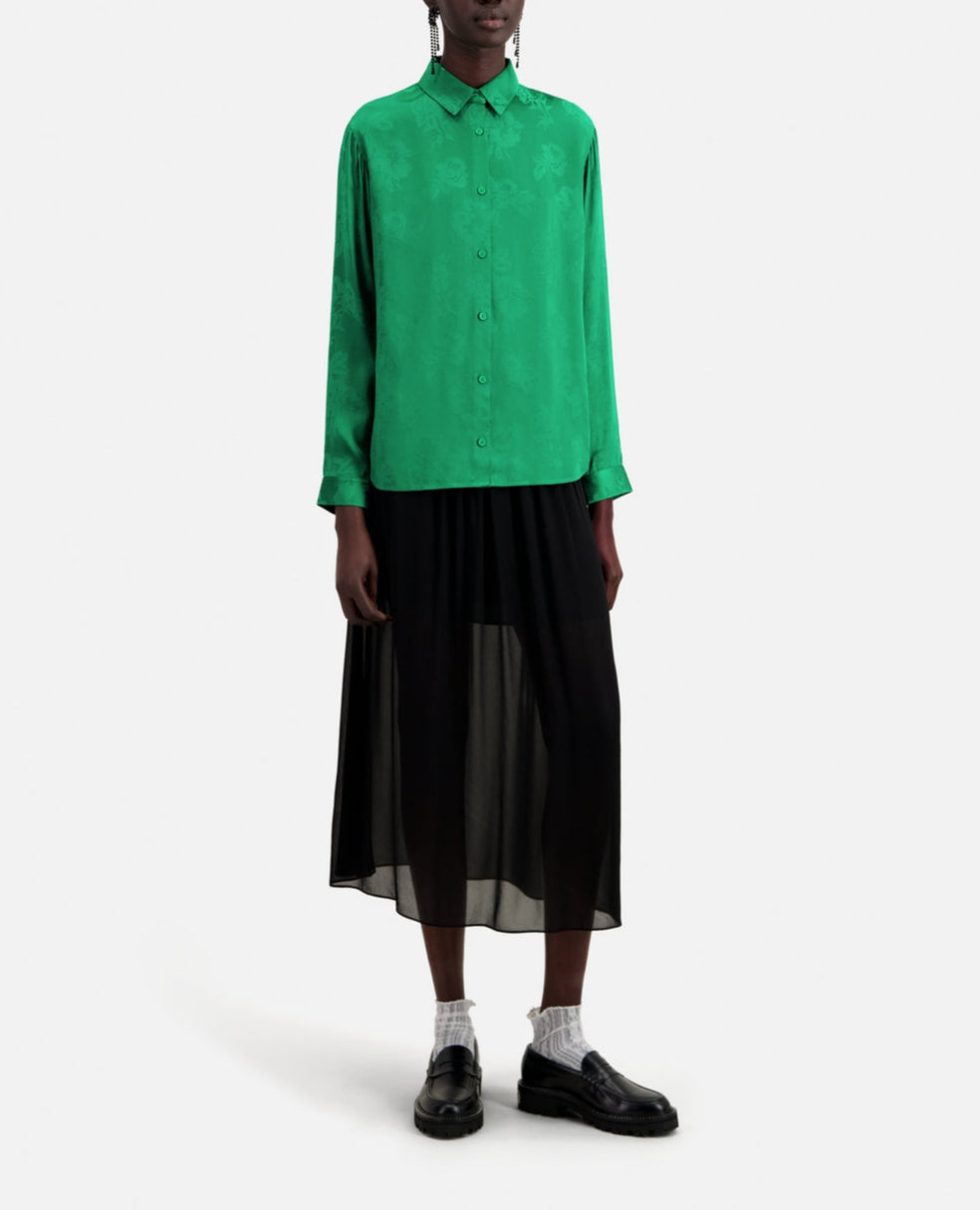 The Kooples - Chemisier - Vert - Femme
