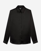The Kooples - Camisa en Satén de Seda Mangas Largas