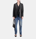 The Kooples - Chaqueta de Traje de Cuero - Mujer