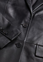 The Kooples - Chaqueta de Traje de Cuero - Mujer