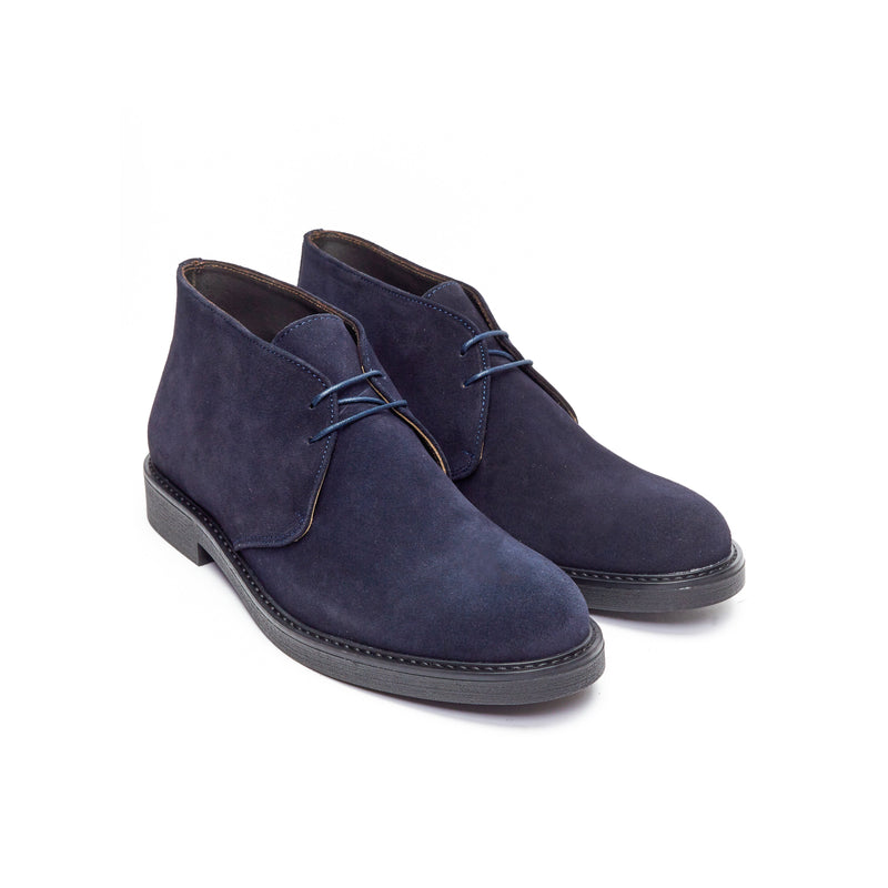 Frank Daniel - Bottines Chukka - Bleu - Homme