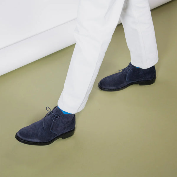Frank Daniel - Bottines Chukka - Bleu - Homme