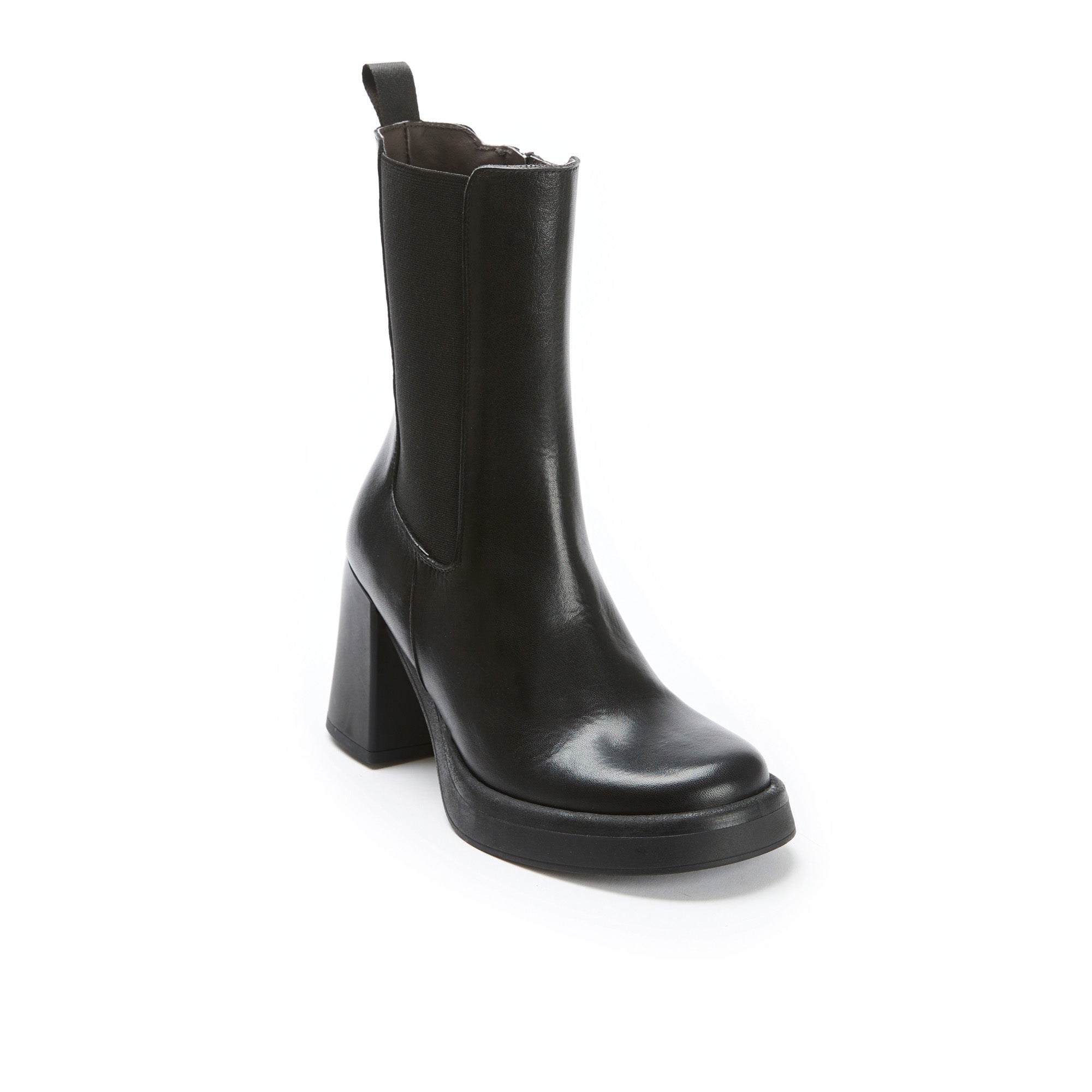 Frank Daniel - Heeled Chelsea Boots - Black - Women