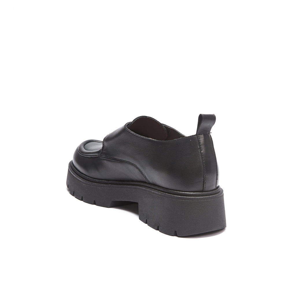 Frank Daniel - Buckle Loafer - Black - Women