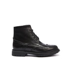 Frank Daniel - Botas Con Cordones Y Alerones - Negro - Mujer