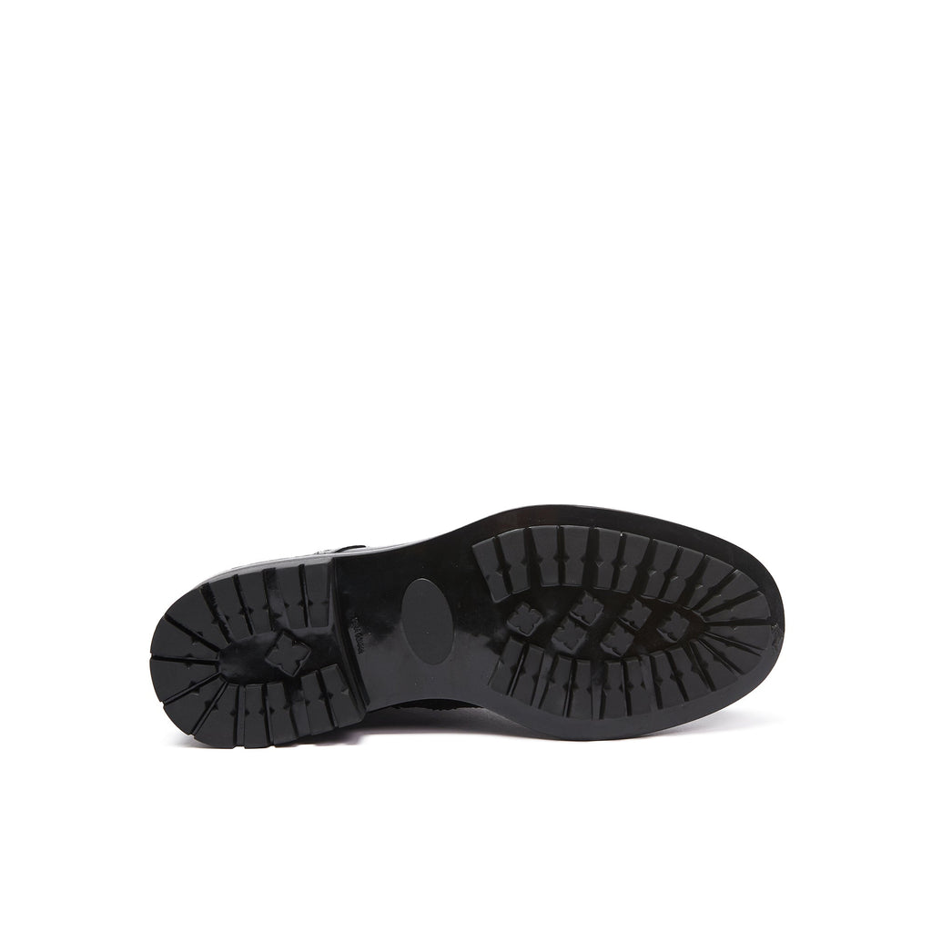Frank Daniel - Botas Con Cordones Y Alerones - Negro - Mujer