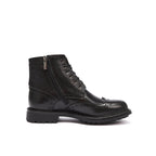 Frank Daniel - Botas Con Cordones Y Alerones - Negro - Mujer