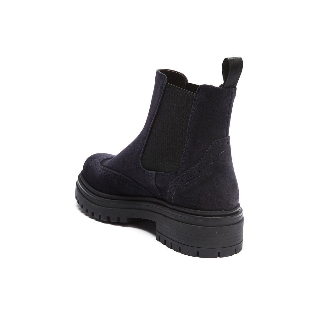 Frank Daniel - Hooded Chelsea Boots - Blue - Women